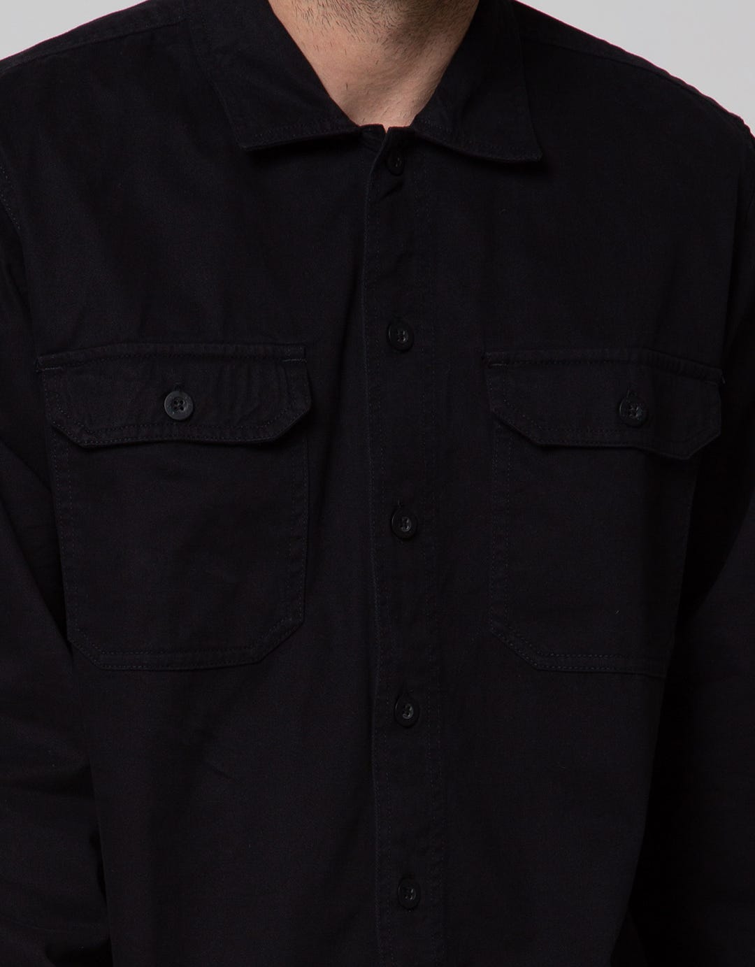 Cole Jaket Shirt Twill Solid