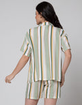 Nevada Short Sleeve Pyjama Shorts Stripe