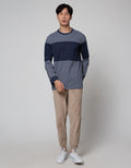 Cole Sweater Interlock Stripe Chest