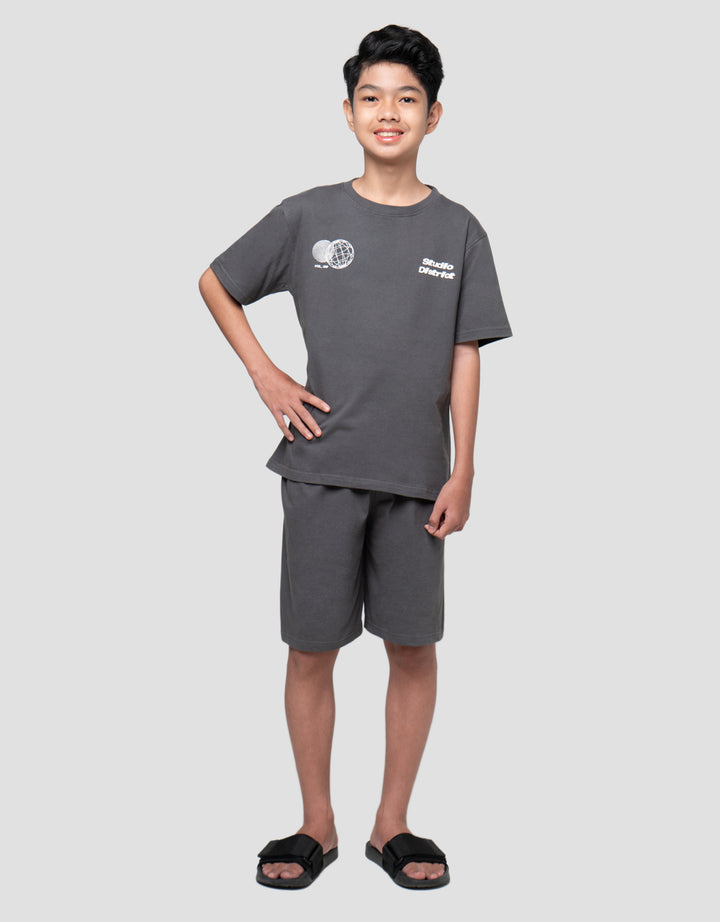 NEVADA PRINT MUSIC PAKAIAN SETELAN ANAK LAKI-LAKI