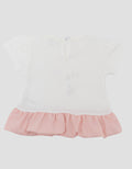 Little M Embro Bunny With Woven Baloon Kaos Bayi