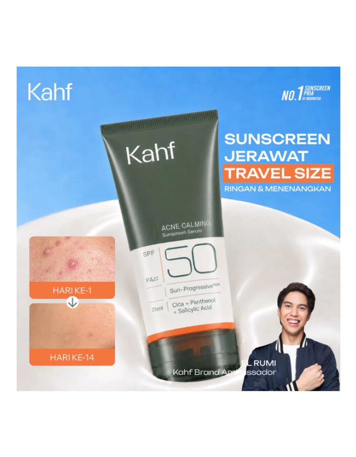 KAHF ACNE CALMING SUNSCREEN SERUM SPF 50 25 ML