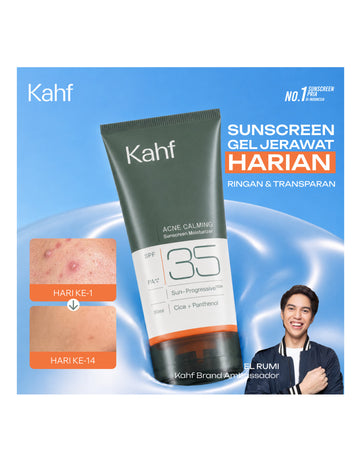 KAHF ACNE CALMING SUNSCREEN MOISTURIZER SPF35 30 ML