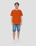 SUKO ROUND NECK SUPIMA KATUN KERAH BULAT LENGAN KAOS PRIA