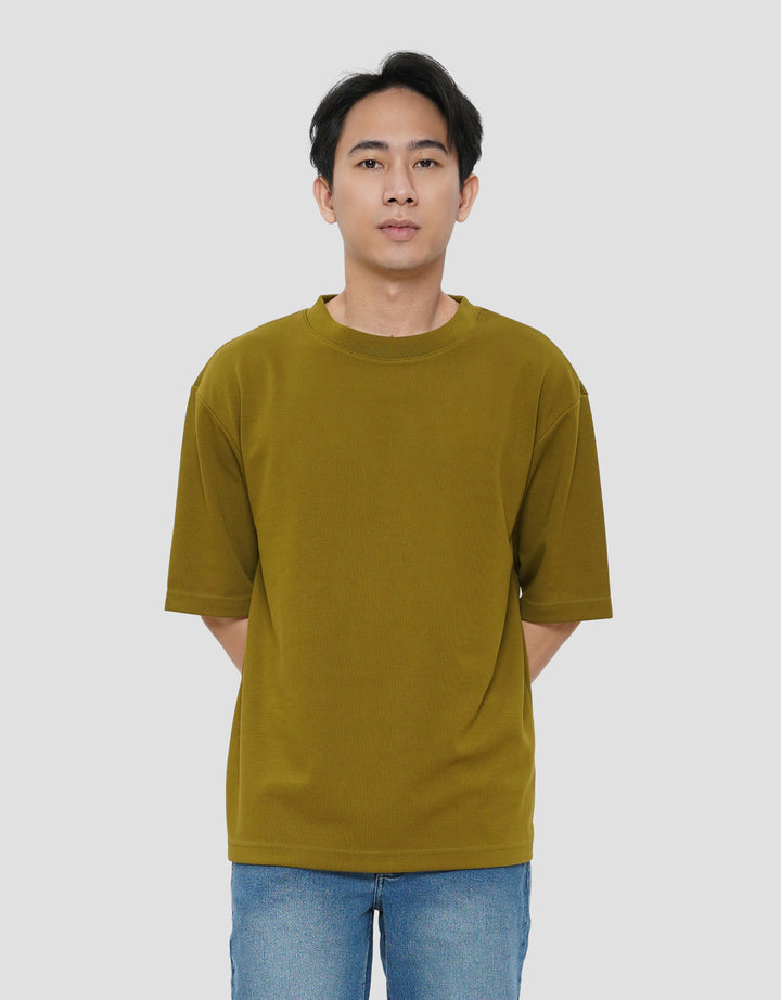 SUKO QUICK DRY KERAH BULAT LENGAN PENDEK KAOS OVERSIZE PRIA