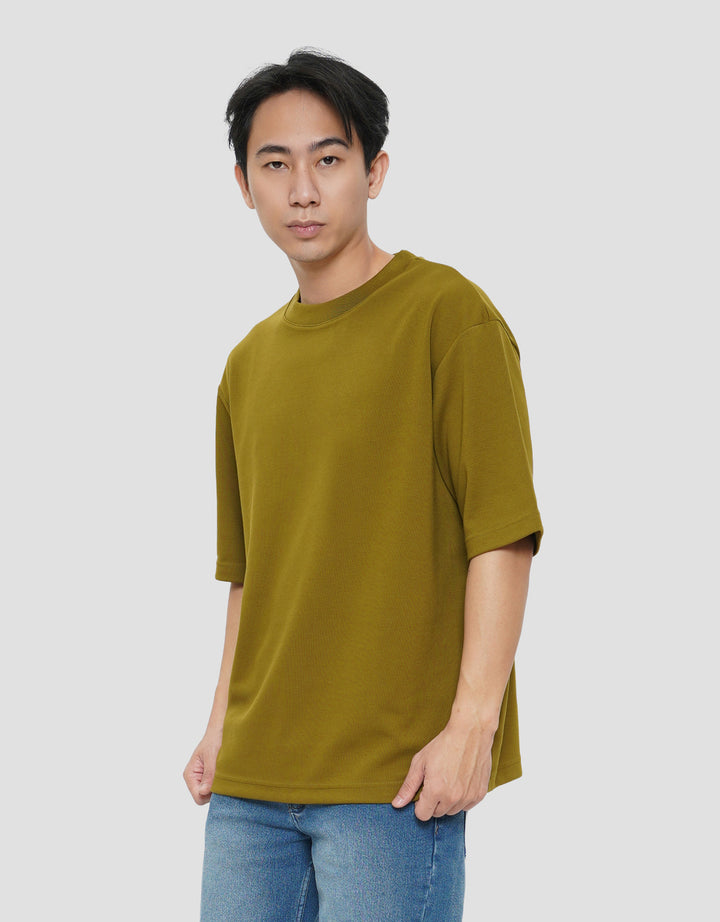 SUKO QUICK DRY KERAH BULAT LENGAN PENDEK KAOS OVERSIZE PRIA