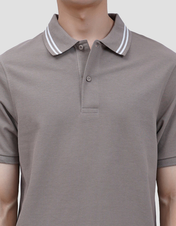 SUKO SOLID KNIT POLO PRIA