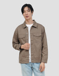 SUKO KATUN TWILL OUTERWEAR WORKWEAR LENGAN PANJANG JAKET PRIA