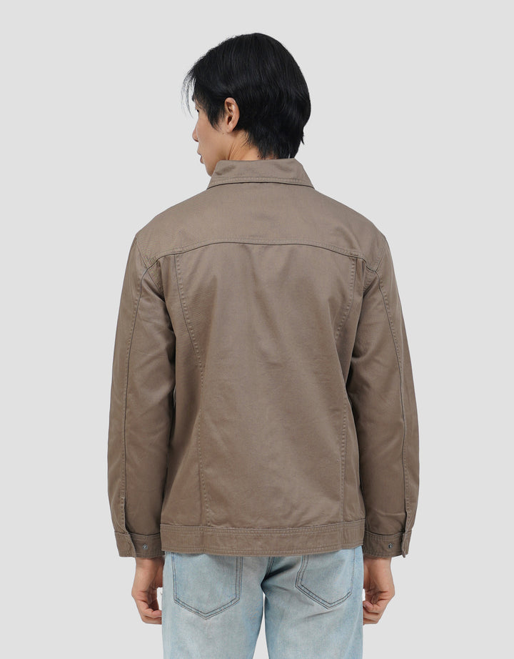 SUKO KATUN TWILL OUTERWEAR WORKWEAR LENGAN PANJANG JAKET PRIA
