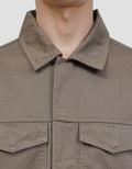 SUKO KATUN TWILL OUTERWEAR WORKWEAR LENGAN PANJANG JAKET PRIA