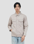 SUKO KATUN TWILL OUTERWEAR WORKWEAR LENGAN PANJANG JAKET PRIA