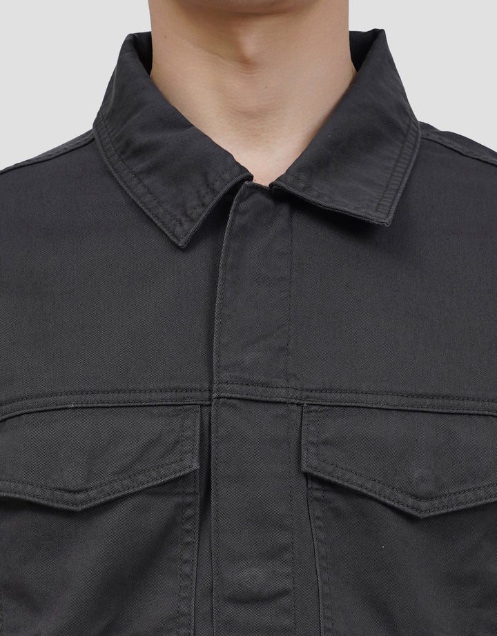 SUKO KATUN TWILL OUTERWEAR WORKWEAR LENGAN PANJANG JAKET PRIA