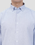 COLE FIT STRIPE OXFORD KEMEJA PRIA