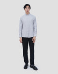 COLE FIT STRIPE OXFORD KEMEJA PRIA
