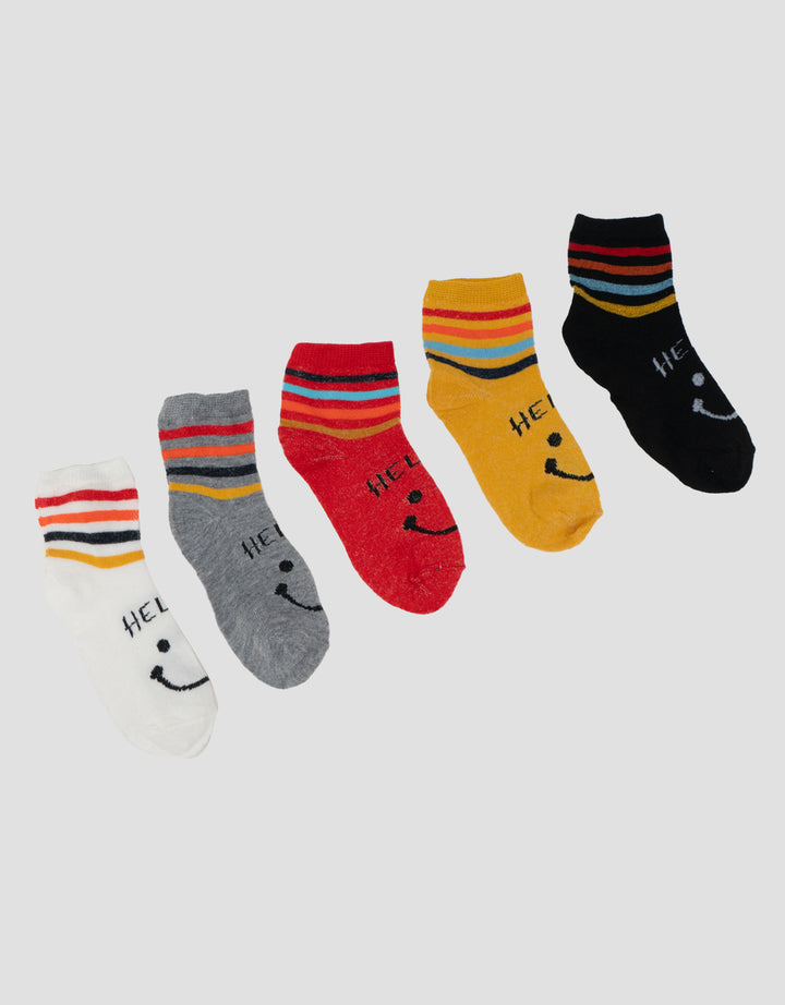 MXM SMILE 5 PACK KAUS KAKI ANAK LAKI-LAKI