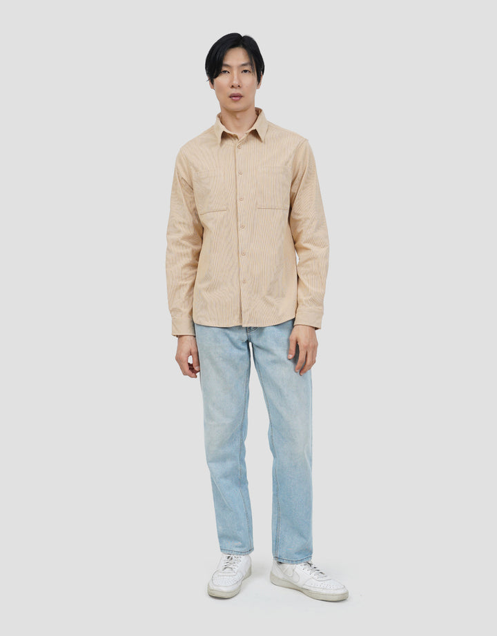 COLE CORDUROY DOUBLE POCKET KEMEJA PRIA
