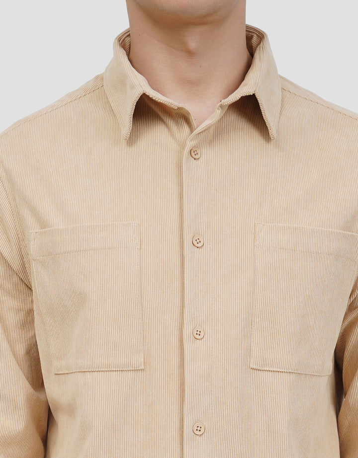 COLE CORDUROY DOUBLE POCKET KEMEJA PRIA