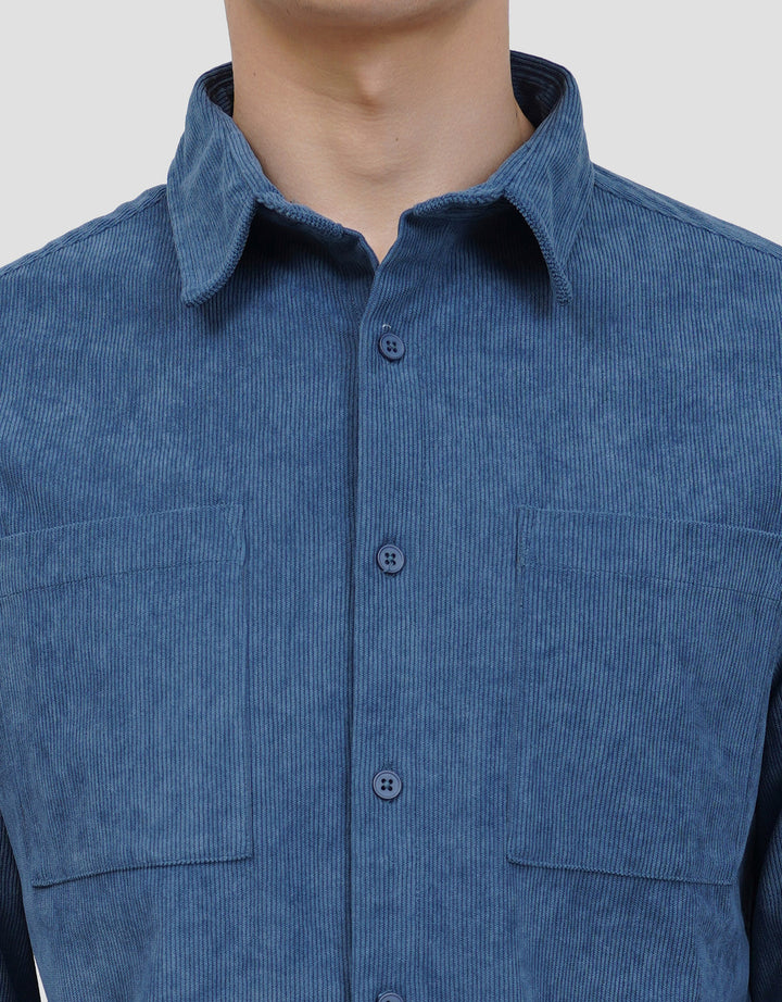 COLE CORDUROY DOUBLE POCKET KEMEJA PRIA