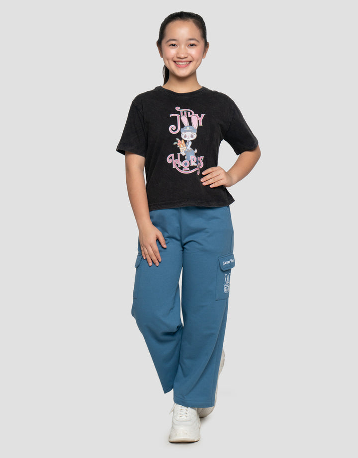 DISNEY ZOOTOPIA TW WASHED KAOS ANAK PEREMPUAN
