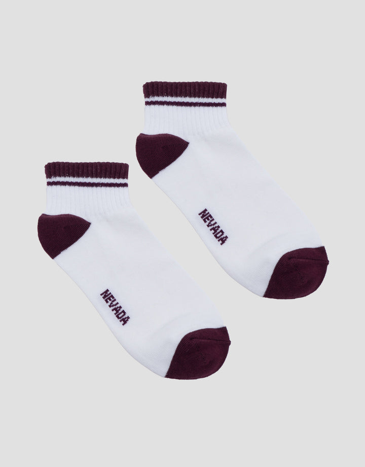 NEVADA ANKLE TWO TONE PLAIN KAUS KAKI WANITA