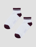 NEVADA ANKLE TWO TONE PLAIN KAUS KAKI WANITA