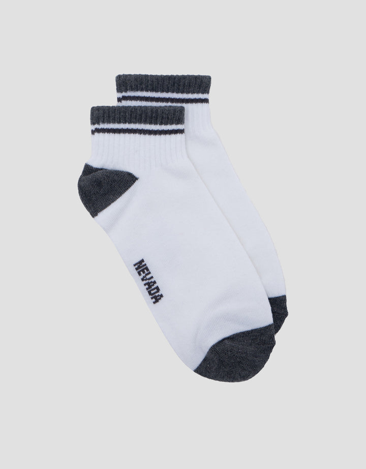 NEVADA ANKLE TWO TONE PLAIN KAUS KAKI WANITA