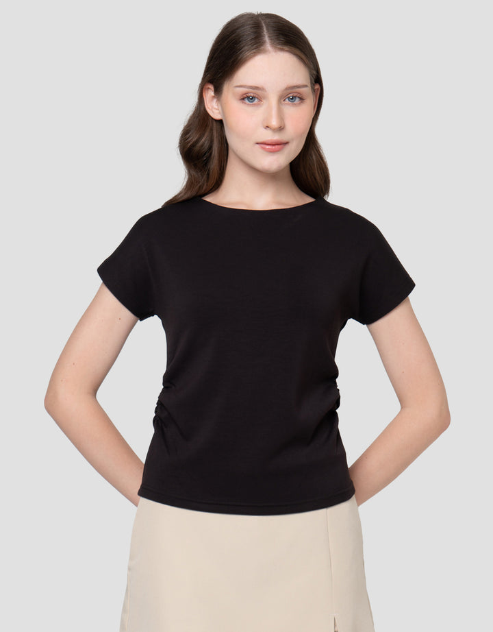 NEVADA DANBAL SIDE RUCHED KAOS WANITA
