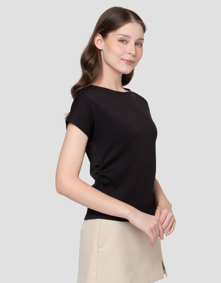 NEVADA DANBAL SIDE RUCHED KAOS WANITA
