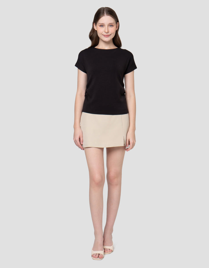 NEVADA DANBAL SIDE RUCHED KAOS WANITA