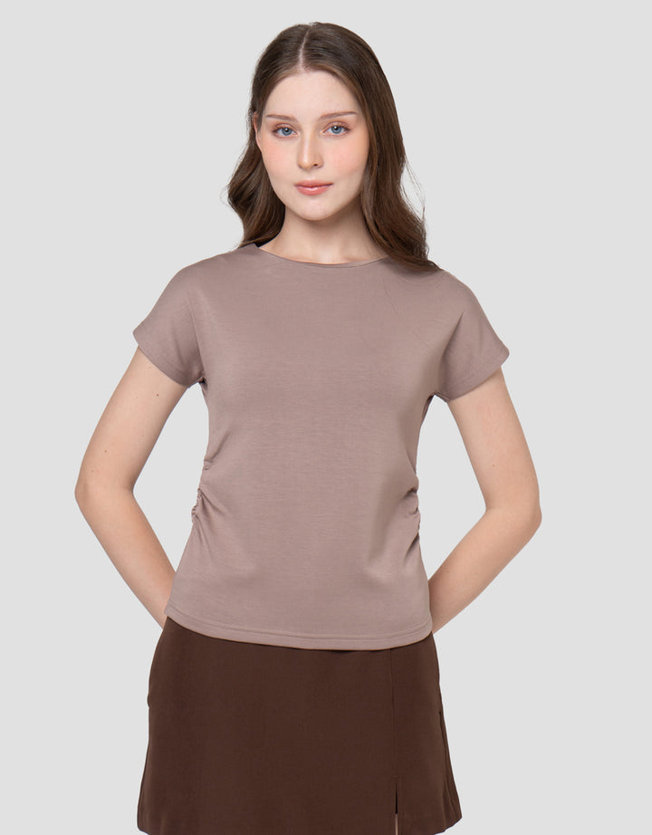 NEVADA DANBAL SIDE RUCHED KAOS WANITA