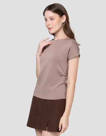 NEVADA DANBAL SIDE RUCHED KAOS WANITA