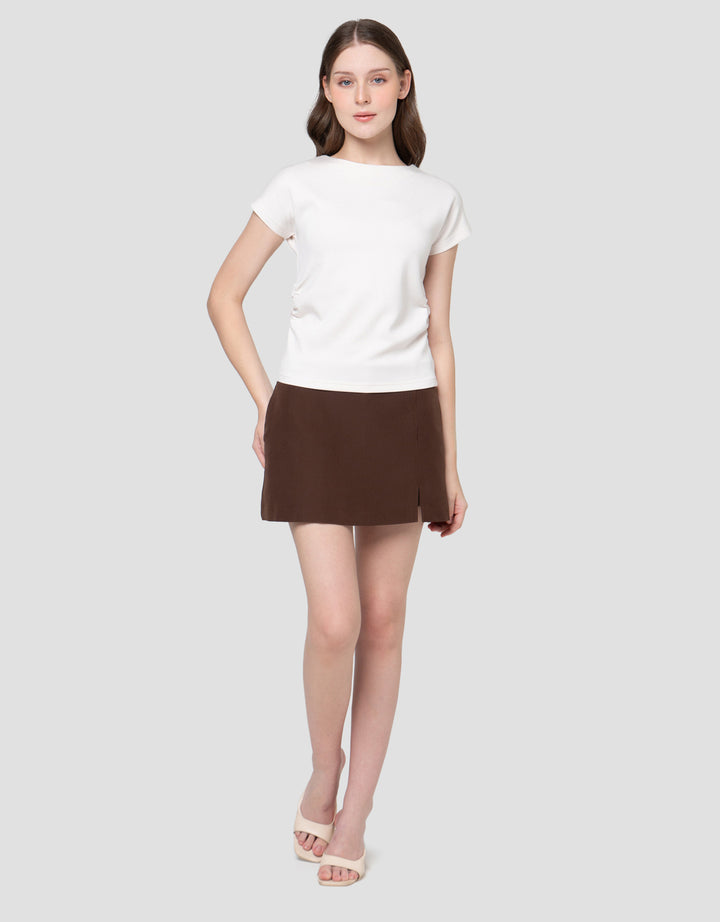 NEVADA DANBAL SIDE RUCHED KAOS WANITA