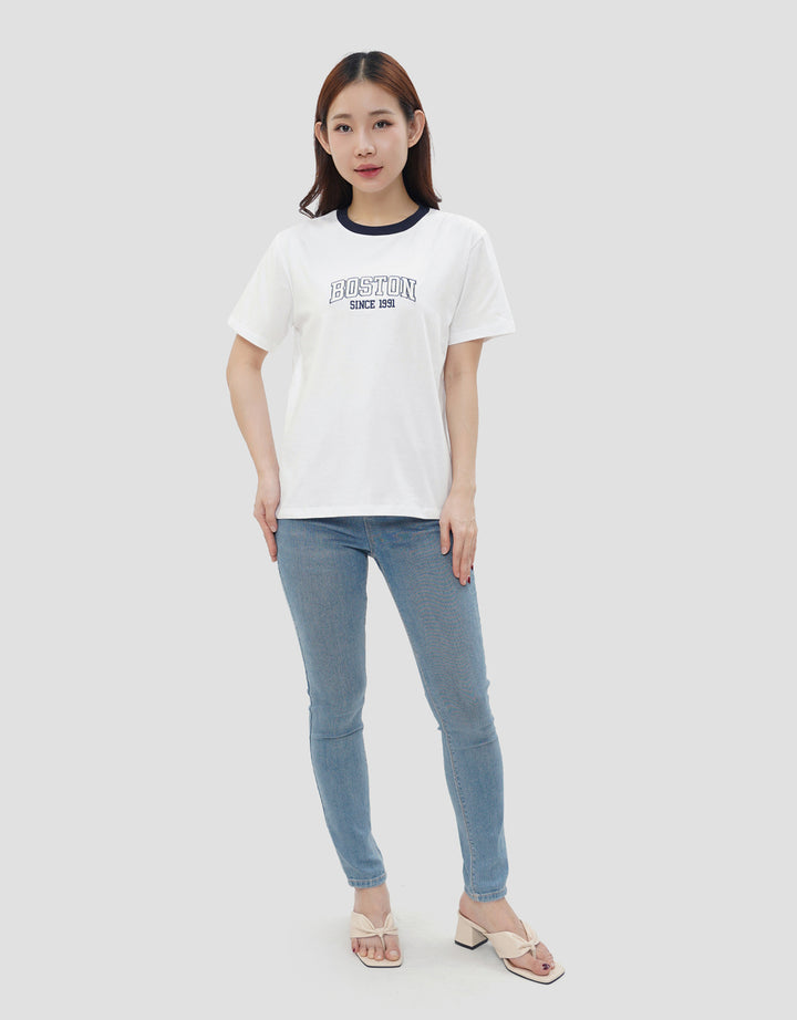 NEVADA BOSTON KAOS WANITA