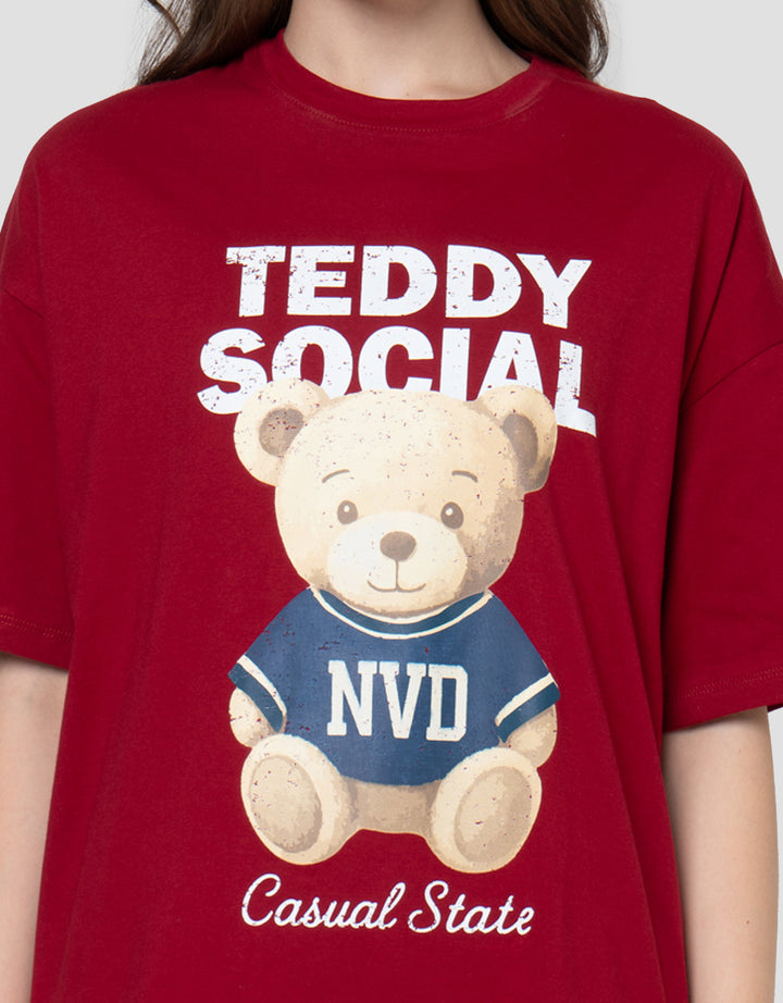 NEVADA TEDDY LEAGUE KAOS WANITA