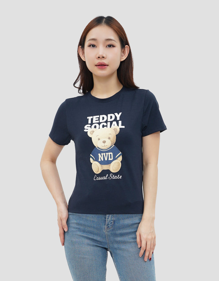 NEVADA TEDDY LEAGUE BT2 KAOS WANITA