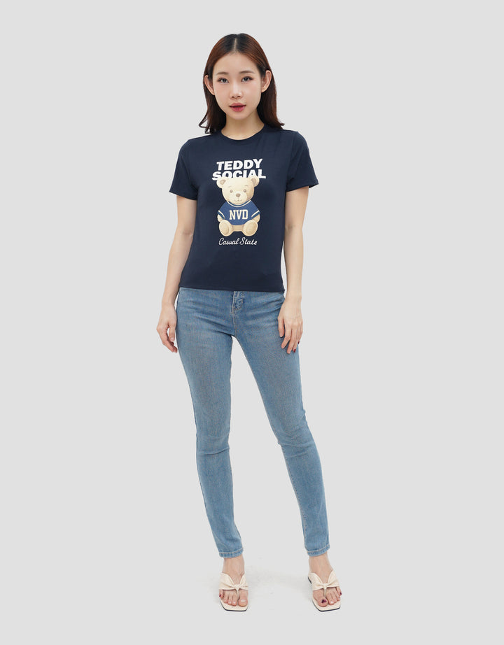 NEVADA TEDDY LEAGUE BT2 KAOS WANITA