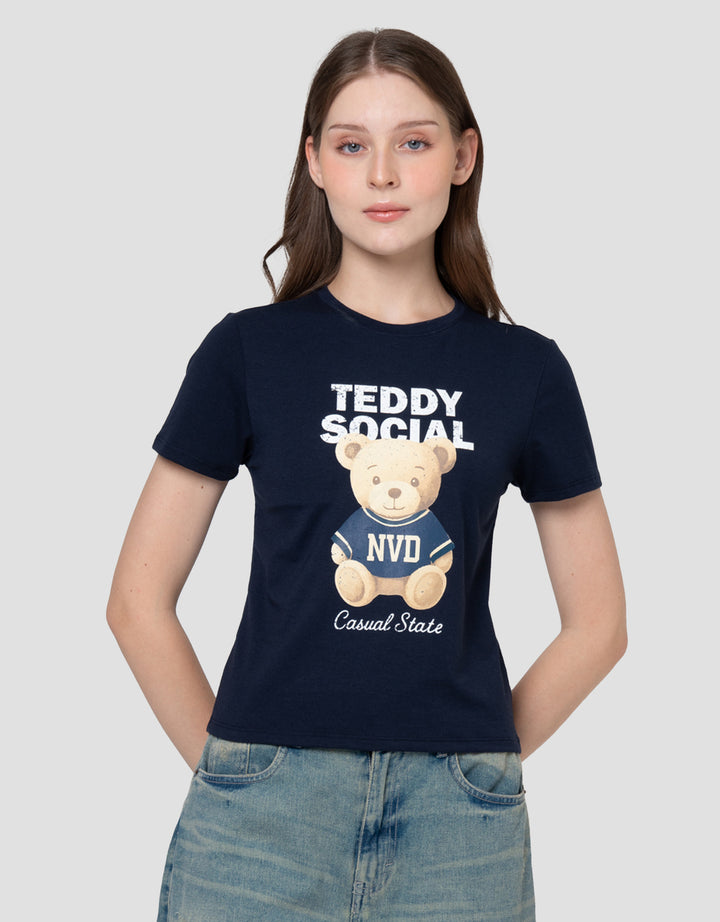 NEVADA TEDDY LEAGUE BT2 KAOS WANITA