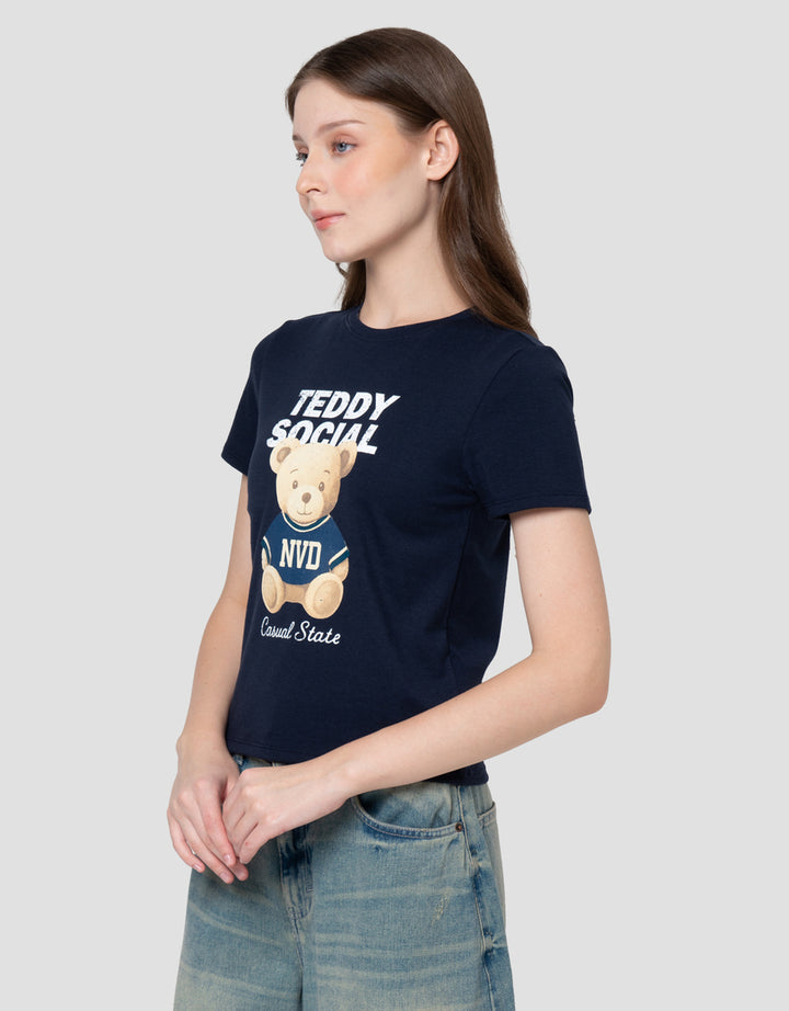 NEVADA TEDDY LEAGUE BT2 KAOS WANITA