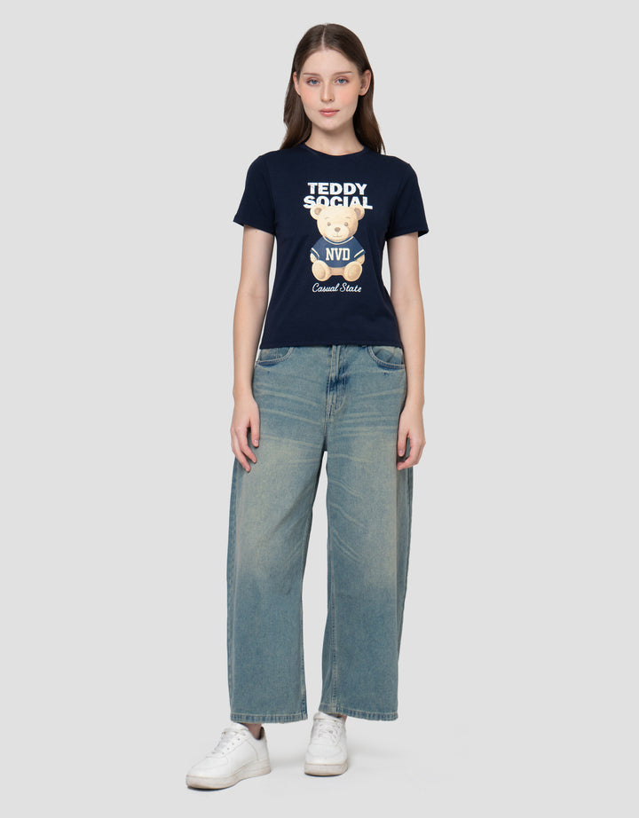NEVADA TEDDY LEAGUE BT2 KAOS WANITA
