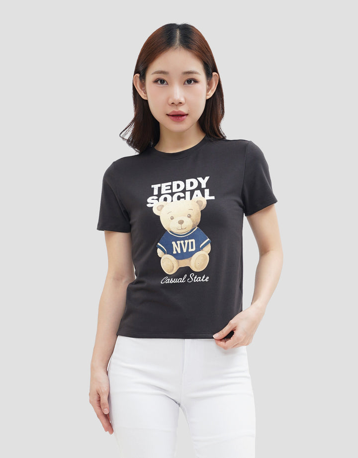 NEVADA TEDDY LEAGUE BT2 KAOS WANITA