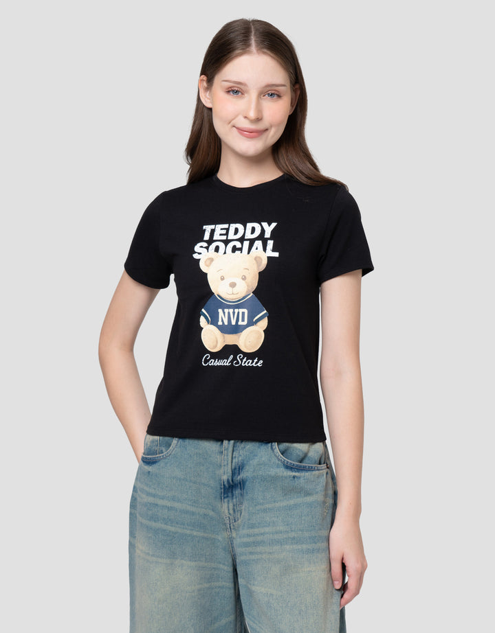 NEVADA TEDDY LEAGUE BT2 KAOS WANITA