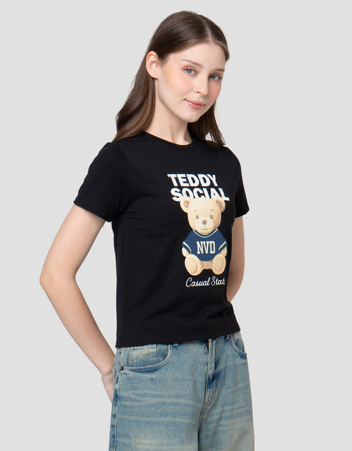 NEVADA TEDDY LEAGUE BT2 KAOS WANITA