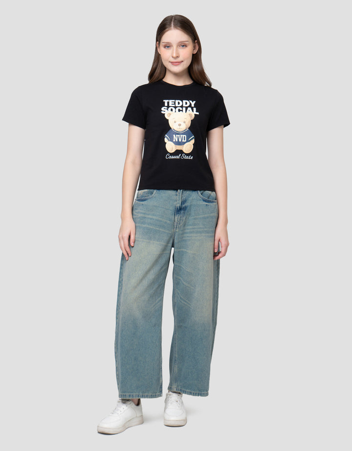 NEVADA TEDDY LEAGUE BT2 KAOS WANITA