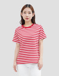 NEVADA PRINT STRIPE KAOS WANITA