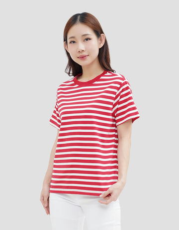 NEVADA PRINT STRIPE KAOS WANITA