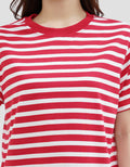 NEVADA PRINT STRIPE KAOS WANITA