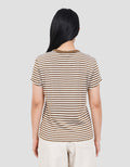 NEVADA STRIPE PRINT KAOS WANITA