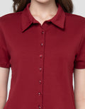 NEVADA SOLID RIB KAOS KERAH WANITA
