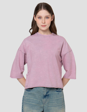 NEVADA FRENCH BOXY WASH SWEATSHIRT WANITA