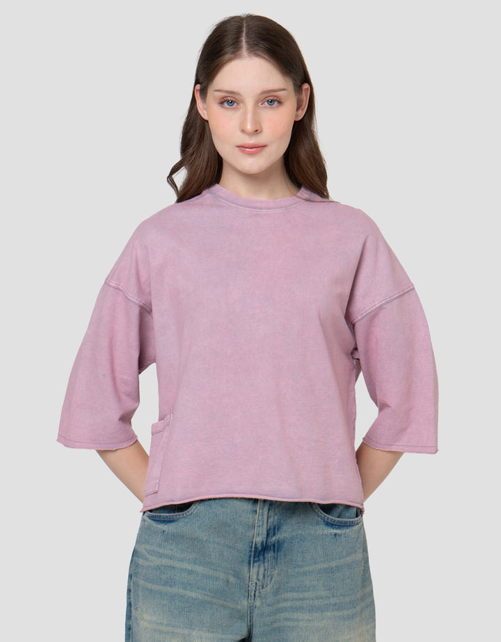 NEVADA FRENCH BOXY WASH SWEATSHIRT WANITA